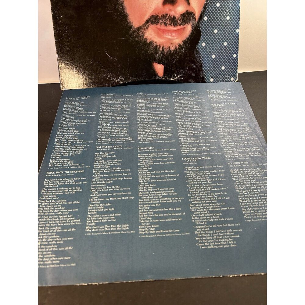 Eddie Rabbitt "Step By Step" 1981 Country LP, Nice VG++ - Picture 3 of 4